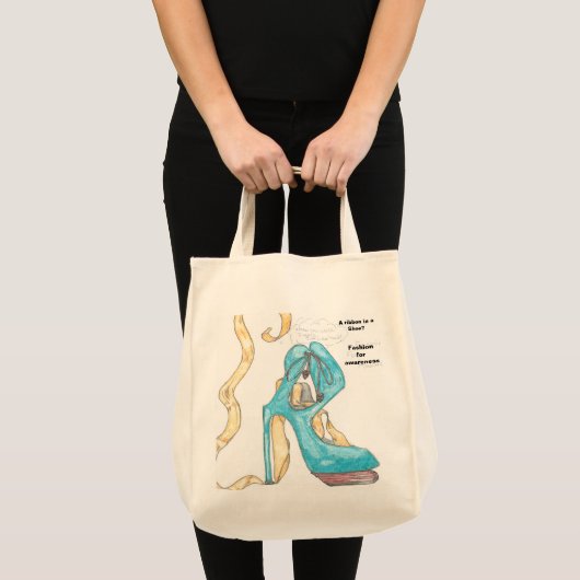 Een lint in een schoen? tote bag (Voorkant (product))