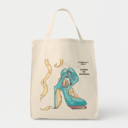 Een lint in een schoen? tote bag (Voorkant)