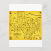 Een literaire kaart van Texas door Dallas Pub Lib  (Voorkant)