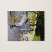 Een literaire ontsnapping: lezers verloren in een legpuzzel (Horizontaal)