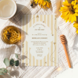 Een Little Bee Baby Shower Uitnodiging