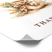 Een Little Boho Western Thema Advies & Wensen Poster (Hoek)