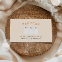 Een Little Boo Baby Shower Halloween-registratie