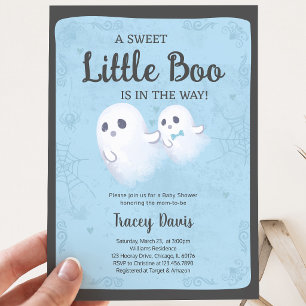Een Little Boo Baby Shower Kaart