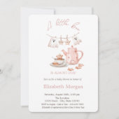 Een Little Boo Boho Ghost Stripe Halloween Tea Par Kaart (Voorkant)