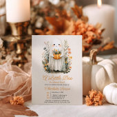 Een Little Boo Ghost Herfst Halloween Baby shower Kaart