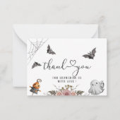 Een Little Boo Halloween-briefkaart Notitiekaartje (Voorkant)