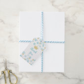 Een Little Prince Baby Shower Blauw Goud Cadeaulabel (Met Touw)