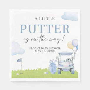 Een Little Putter Golf Baby Shower Servet