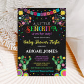 Een little senorita babyshower uitnodiging