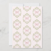 Een Little Wildflower tuin boog baby shower Kaart (Achterkant)