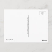 Een llama-geciteerd grappig dierlijk briefkaart. P Briefkaart (Achterkant)