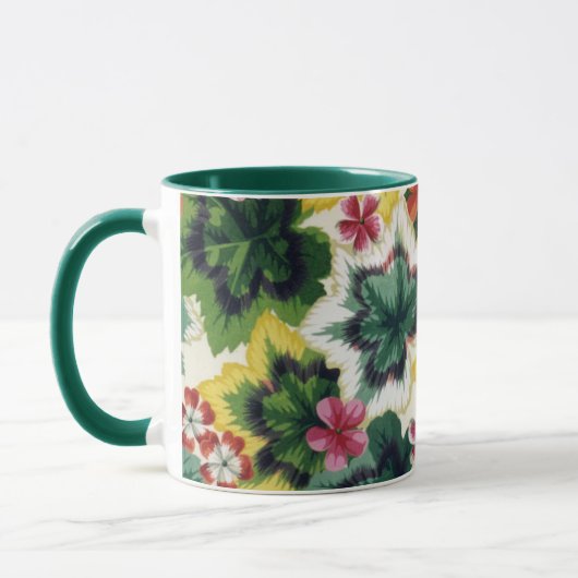 Een loffelijke Philip Jacobs Fabric Geranium Leaf Mok (Links)