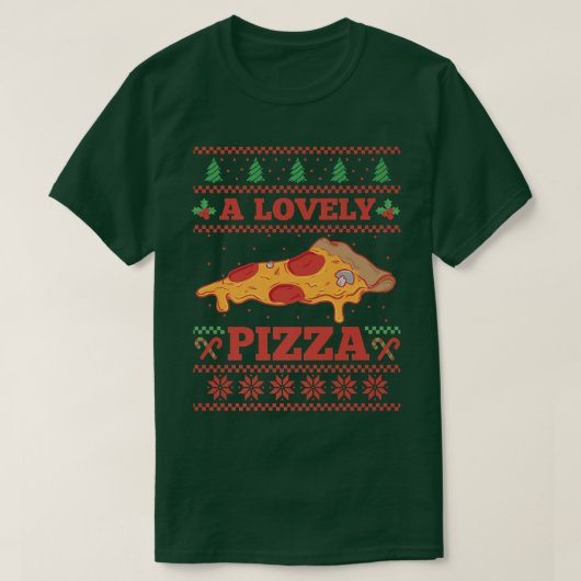 Een lofwaardige Pizza grafische Pizza Lover Pizza  T-shirt (Design voorkant)