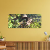 Een log vergeten canvas afdruk (Insitu (Woonkamer))