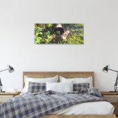 Een log vergeten canvas afdruk (Insitu (Slaapkamer))