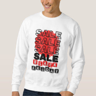 Een logo die de verkoop van de Zwarte Vrijdag sugg Trui