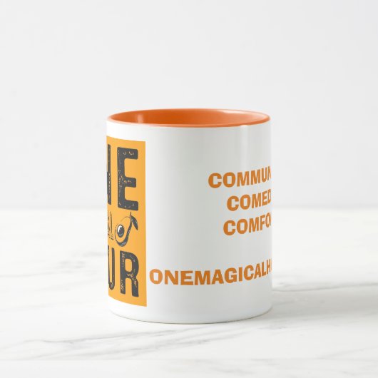 Eén Logo met een magisch uur Mok (Midden)