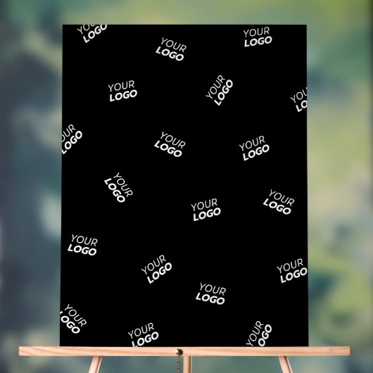 Een Logo of geüpload Afbeelding | verstrooid patro Acryl Bord (Neutraal)