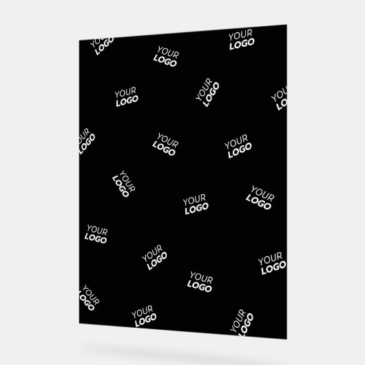 Een Logo of geüpload Afbeelding | verstrooid patro Acryl Bord (Hoek)