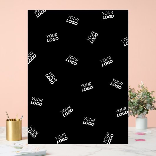 Een Logo of geüpload Afbeelding | verstrooid patro Acryl Bord (Huwelijk)