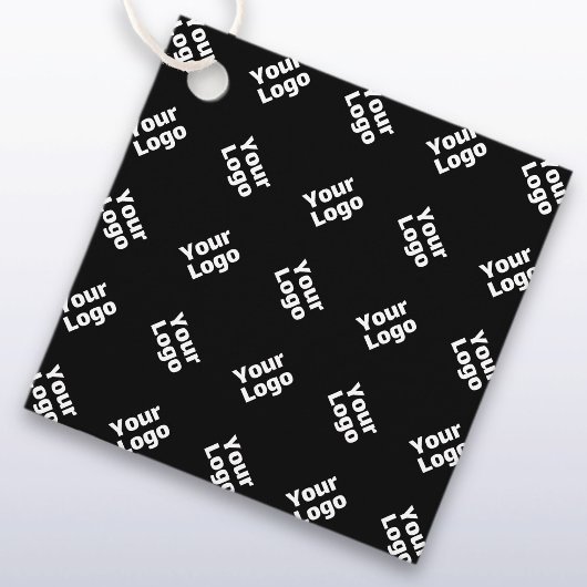 Een Logo of geüpload Afbeelding | verstrooid patro Bedankjes Labels