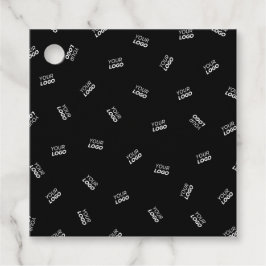 Een Logo of geüpload Afbeelding | verstrooid patro Bedankjes Labels