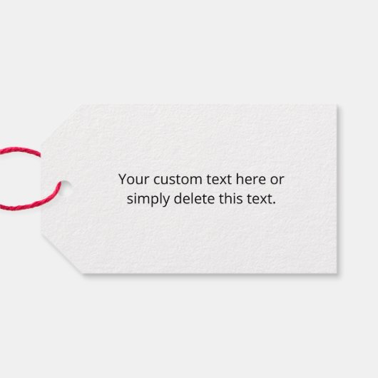 Een Logo of geüpload Afbeelding | verstrooid patro Cadeaulabel (Achterkant Horizontaal)