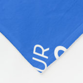 Een Logo of geüpload Afbeelding | verstrooid patro Fleece Deken (Hoek)