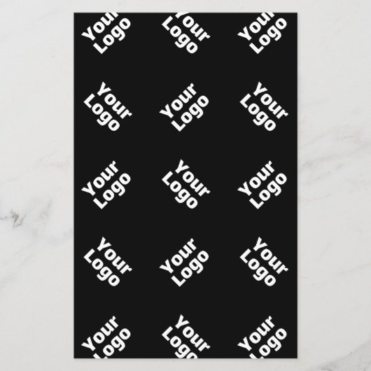 Een Logo of geüpload Afbeelding | verstrooid patro Flyer (Voorkant)