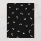 Een Logo of geüpload Afbeelding | verstrooid patro Flyer (Voorkant)