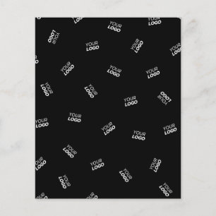 Een Logo of geüpload Afbeelding   verstrooid patro Flyer