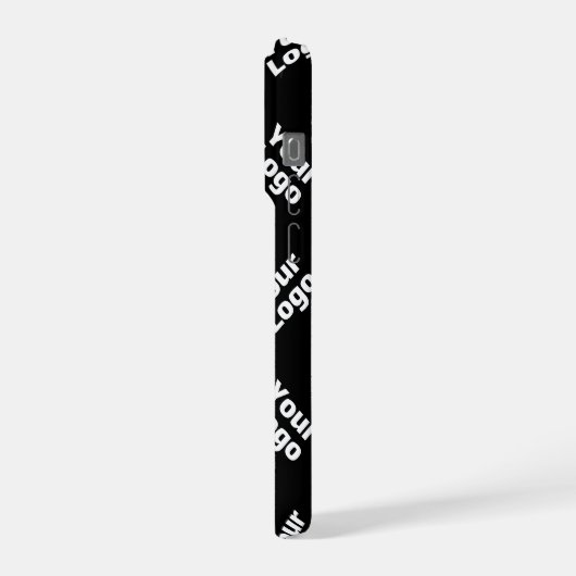 Een Logo of geüpload Afbeelding | verstrooid patro iPhone Hoesje (Linkerkant)