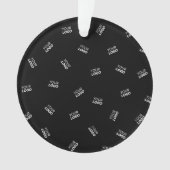 Een Logo of geüpload Afbeelding | verstrooid patro Ornament (voorkant)