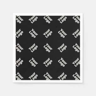 Een Logo of geüpload Afbeelding   verstrooid patro Servet