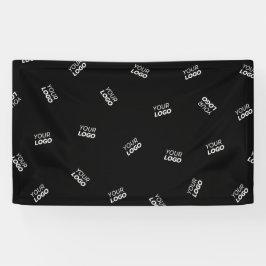 Een Logo of geüpload Afbeelding | verstrooid patro Spandoek