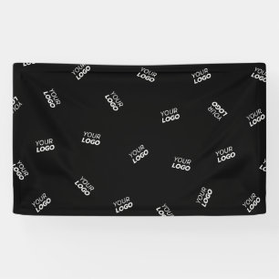 Een Logo of geüpload Afbeelding verstrooid patro Spandoek