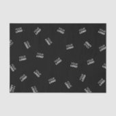 Een Logo of geüpload Afbeelding | verstrooid patro Tissuepapier (Voorkant)