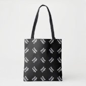 Een Logo of geüpload Afbeelding | verstrooid patro Tote Bag (Voorkant)