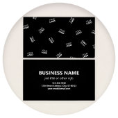 Een Logo of geüpload Afbeelding | verstrooid patro Visitekaartje