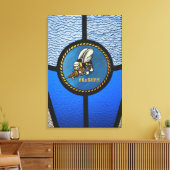 Eén logo zeebee canvas afdruk (Insitu (Woonkamer))