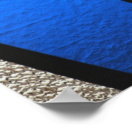 Eén logo zeebee poster (Hoek)