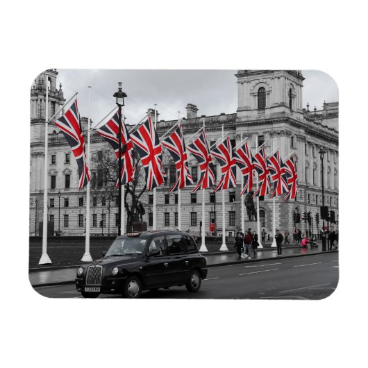 Een Londense scène foto Souvenir Magneet (Horizontaal)