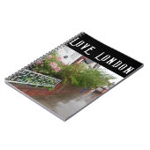 Een Londense straat en regen Engeland Notitieboek (Linkerzijde)