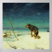 Een Lone Wolf Samotny Wilk Poster (Voorkant)