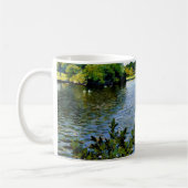 Een Long Island-meer, fijn kunst, Koffiemok (Links)