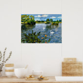 Een Long Island-meer, fijn kunst, Poster (Keuken)