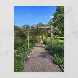 Een loop door Wisteria Briefkaart
