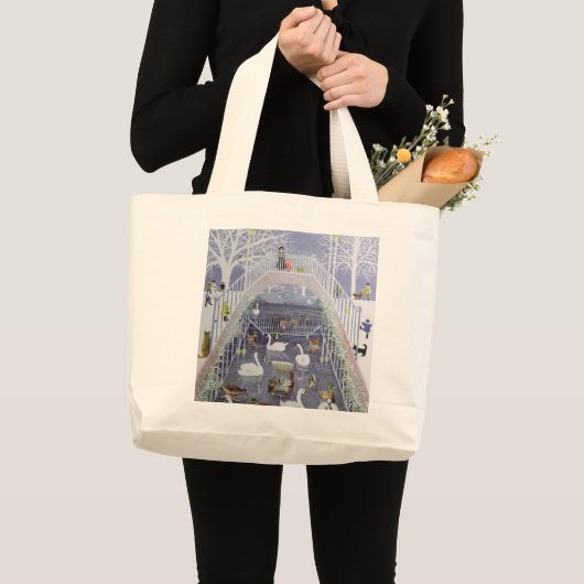 Een loop in het Park Grote Tote Bag (Voorkant (product))