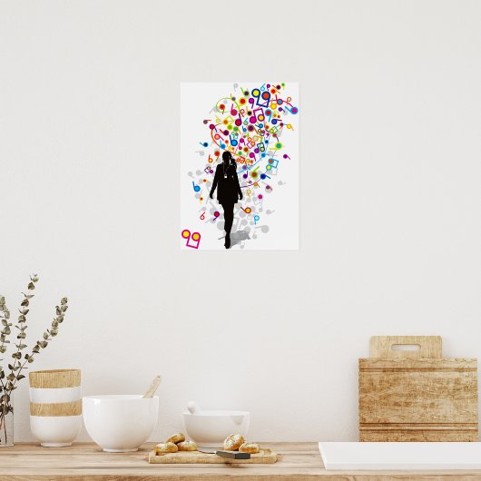 Een loop in het Park Poster (Keuken)